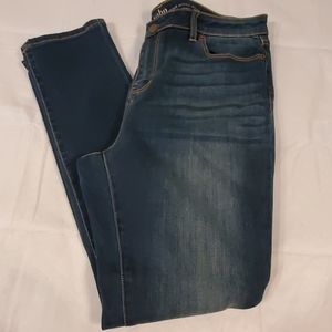 EUC Soho NY & Company high waist skinny womens  14